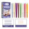 EELHOE Aroma Ear Candle Gentle Cleansing ing With Multicolor Ear Candle Set