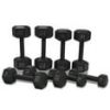 CAP Barbell 100 lb Cast Iron Hex Dumbbell Weight Set With Storage Rack, Black, Strength Training Free Weights