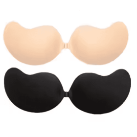 For Mango Design Strapless Bra For Women Casual Lingerie With Sponge Padding Lightweight Support And Seamless Comfort (Option: Black1Nude1-B)